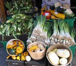 Fresh seasonal vegetables and herbs displayed at Your Private Chef in Australia.