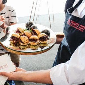 Gourmet seafood platter served by private chef in Australia for luxury dining experience.
