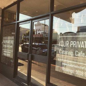 Exclusive private chef catering and cafe services in en_AU.