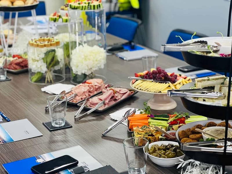 corporate catering platters