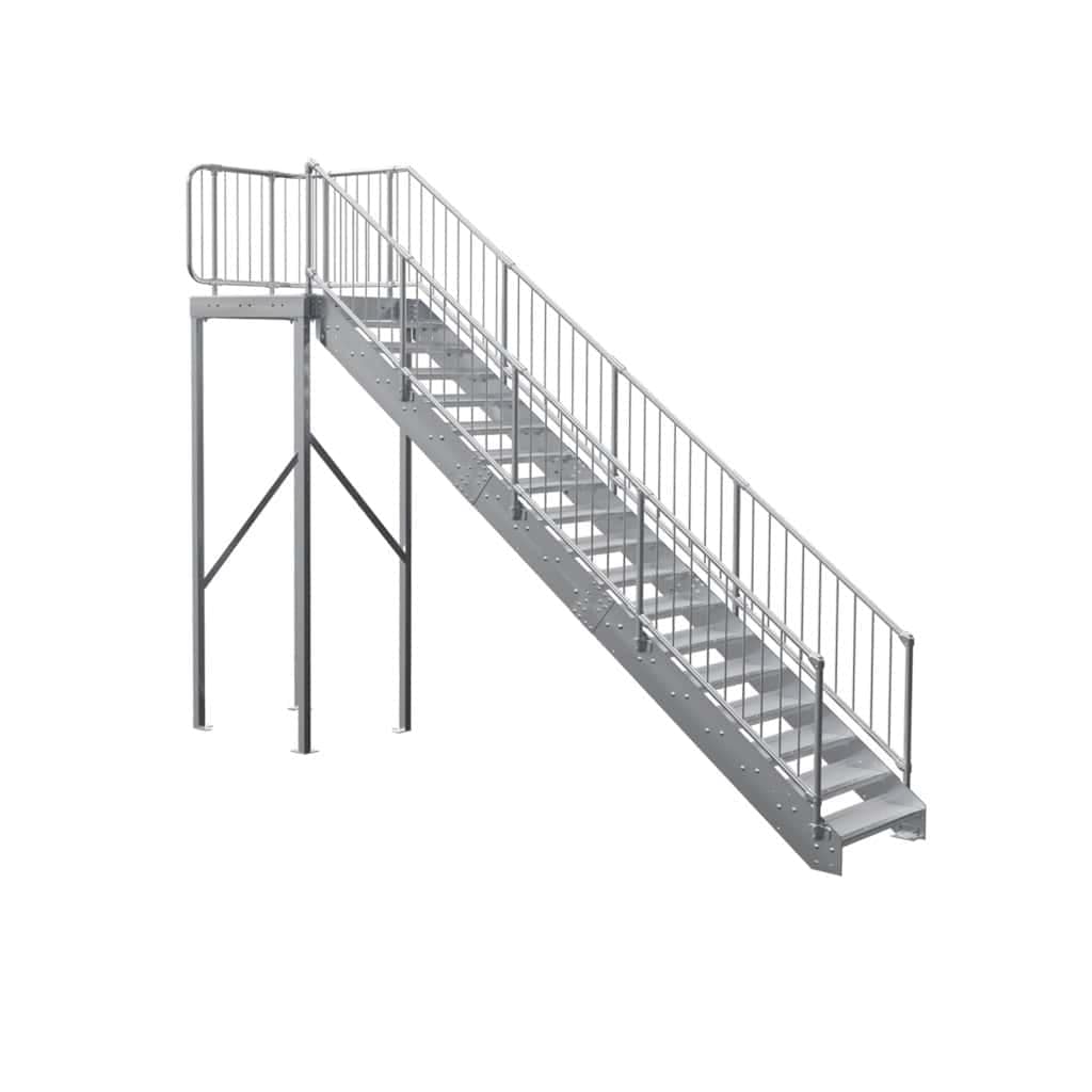 EasyStair H — With Landing Kit And ModuBal Both Sides
