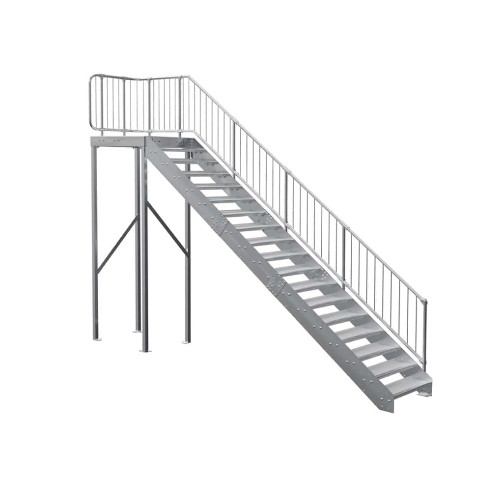 EasyStair G — With Landing Kit And ModuBal One Side