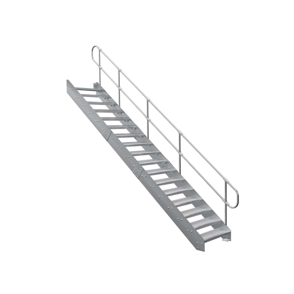 EasyStair D — With ModuRail one side