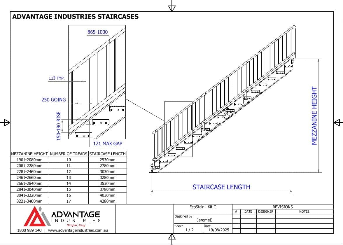 EcoStair C — with ModuBal Both Sides - Image 5