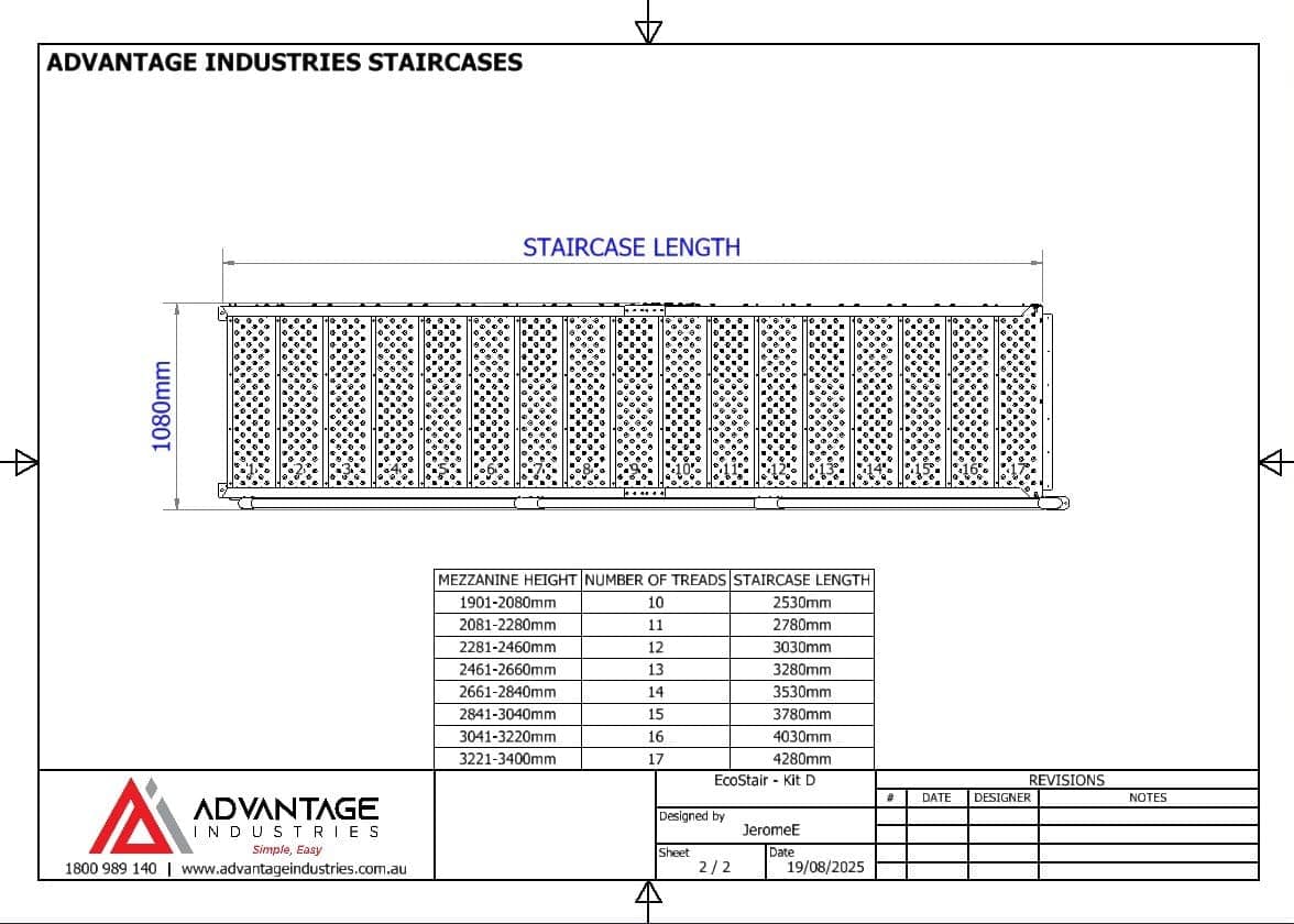 EcoStair D — With ModuRail One Side - Image 9