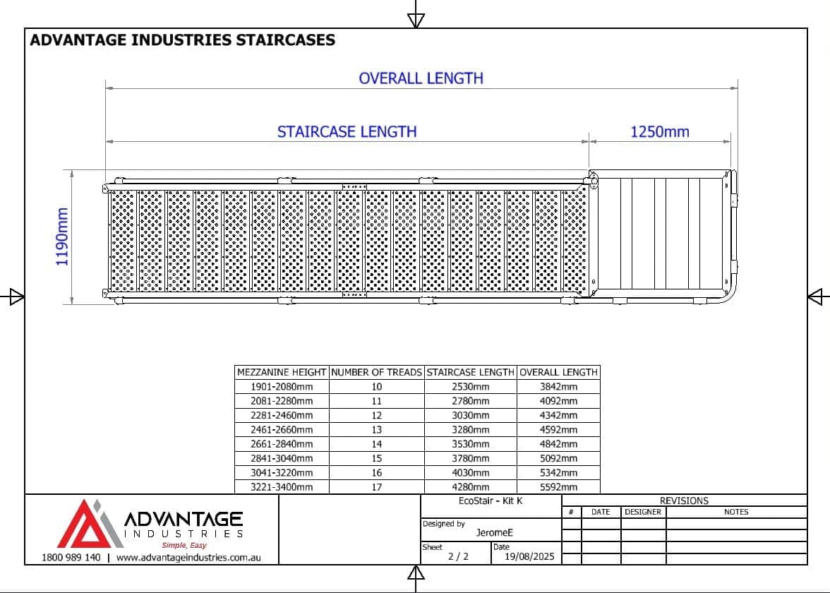 EcoStair K— And Landing Kit With ModuRail Both Sides - Image 6