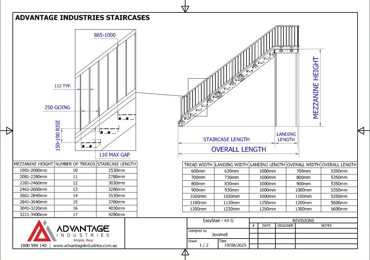 EasyStair G — With Landing Kit And ModuBal One Side - Image 13