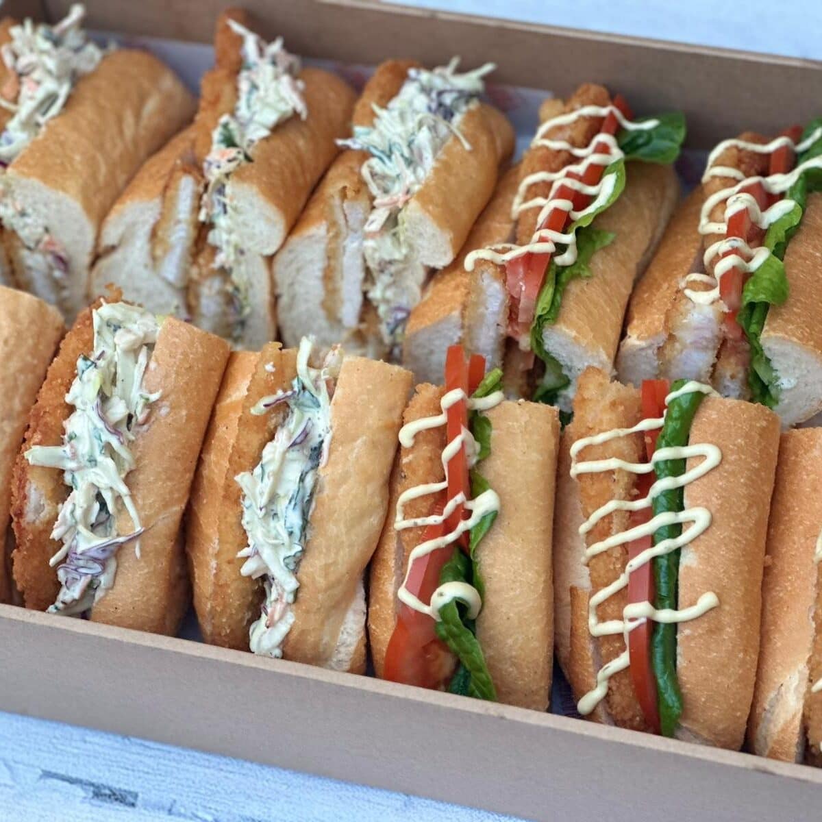 Platter - Fully Loaded Crunchy Chicken Caesar Rolls