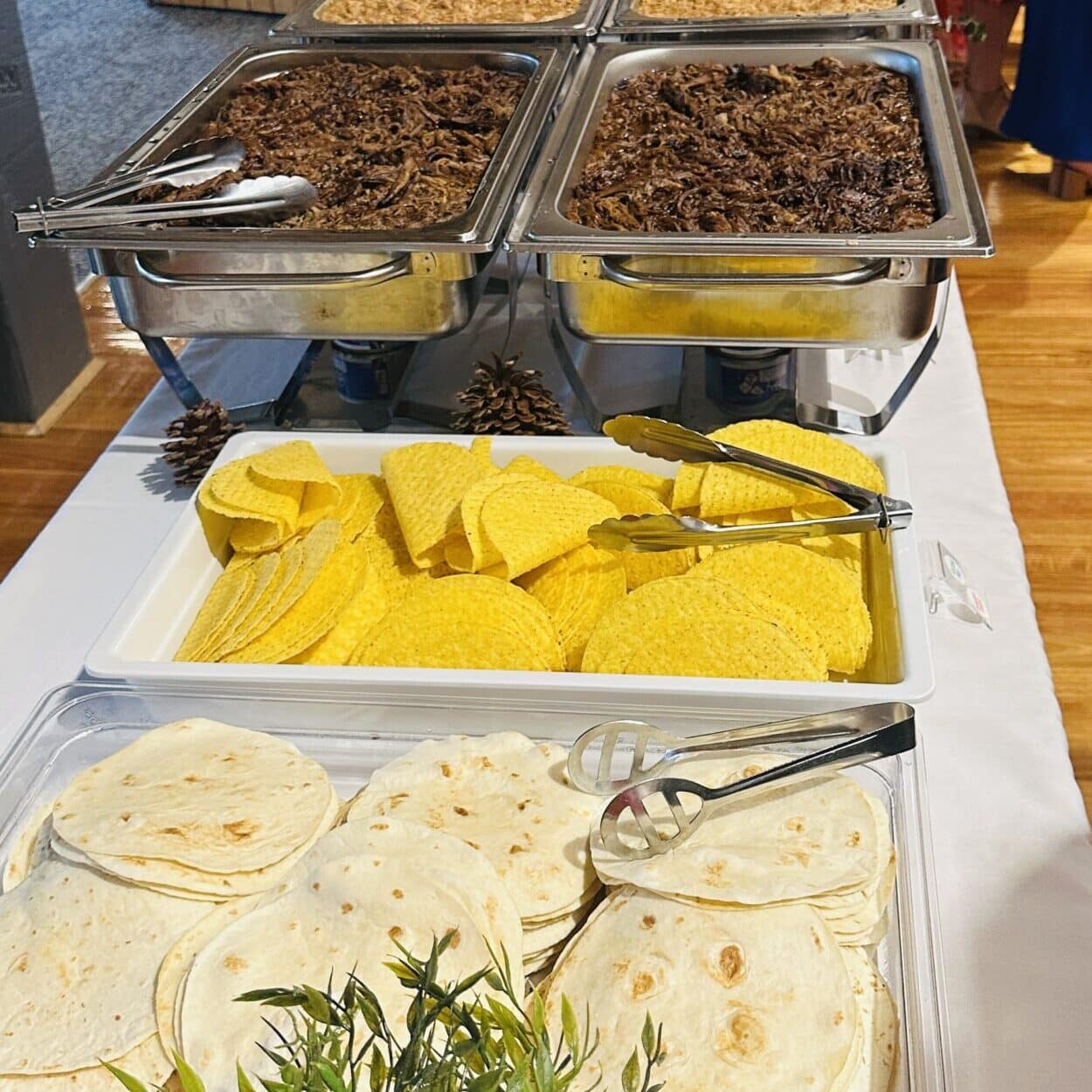 Hot Food Station - Mexican Burrito Bar