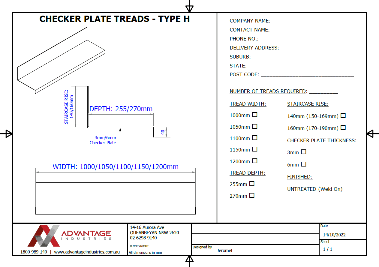 Checker Plate Tread Type H - Image 3