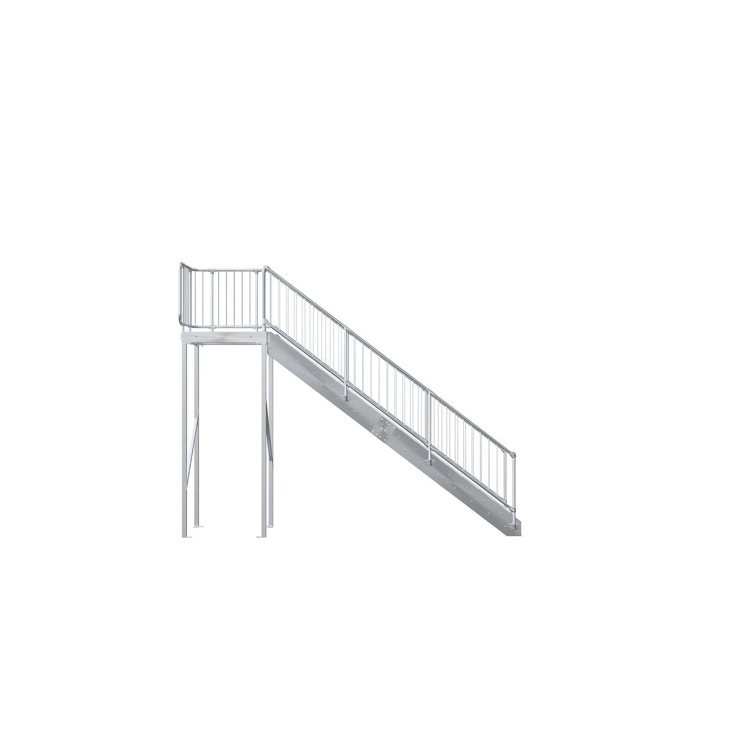 EcoStair H— And Landing Kit With ModuBal Both Sides - Image 5