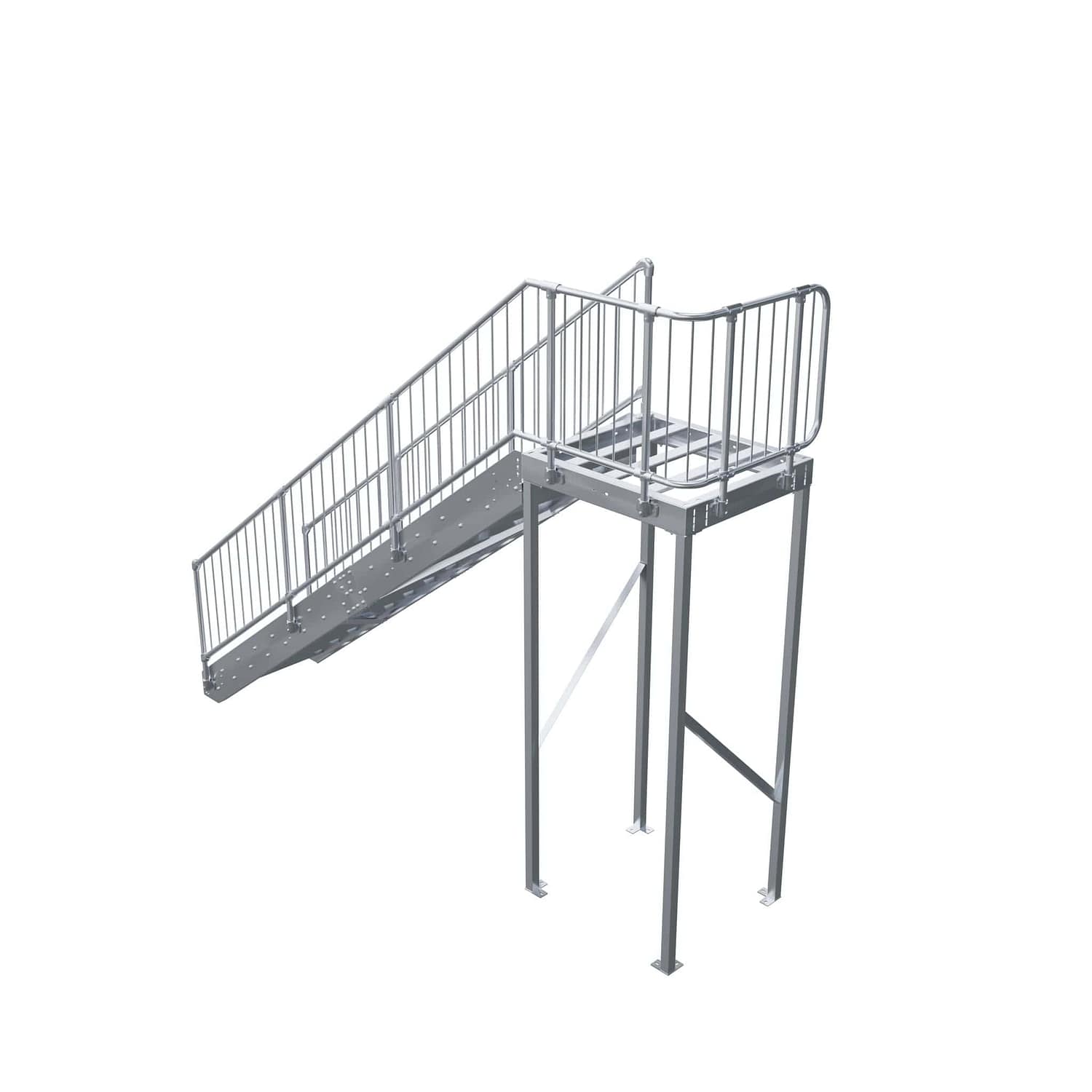 EcoStair H— And Landing Kit With ModuBal Both Sides - Image 4