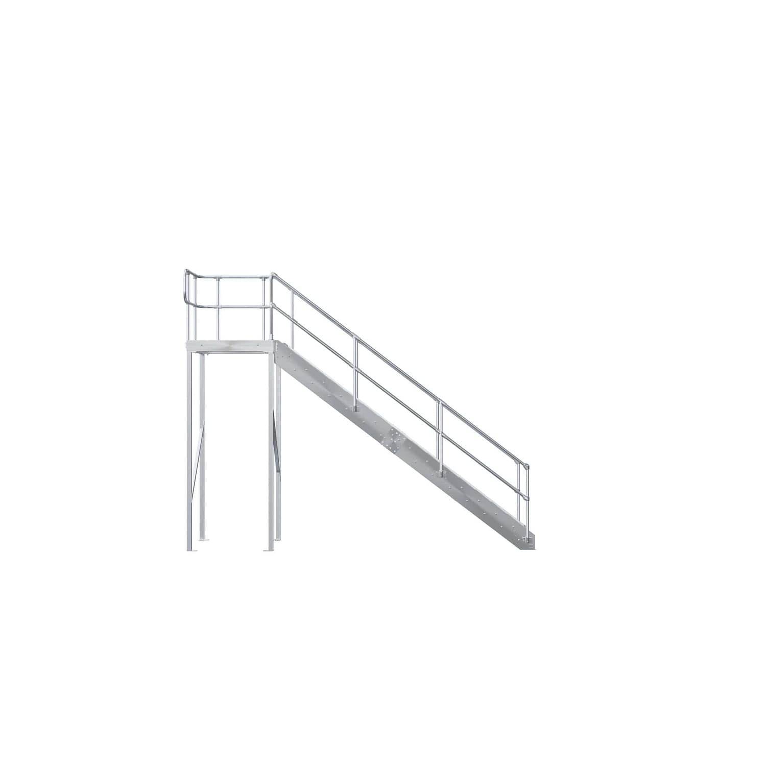 EcoStair K— And Landing Kit With ModuRail Both Sides - Image 5