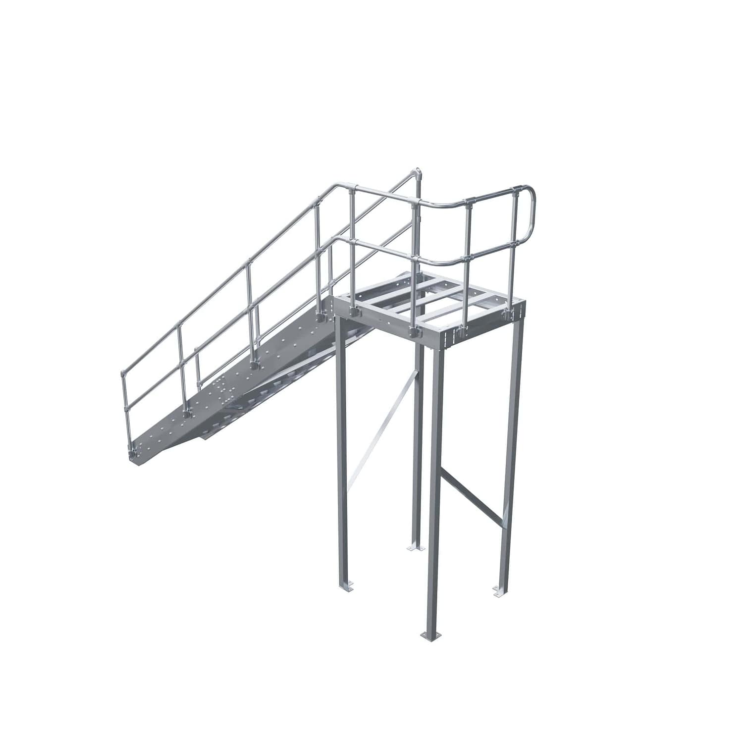 EcoStair K— And Landing Kit With ModuRail Both Sides - Image 4