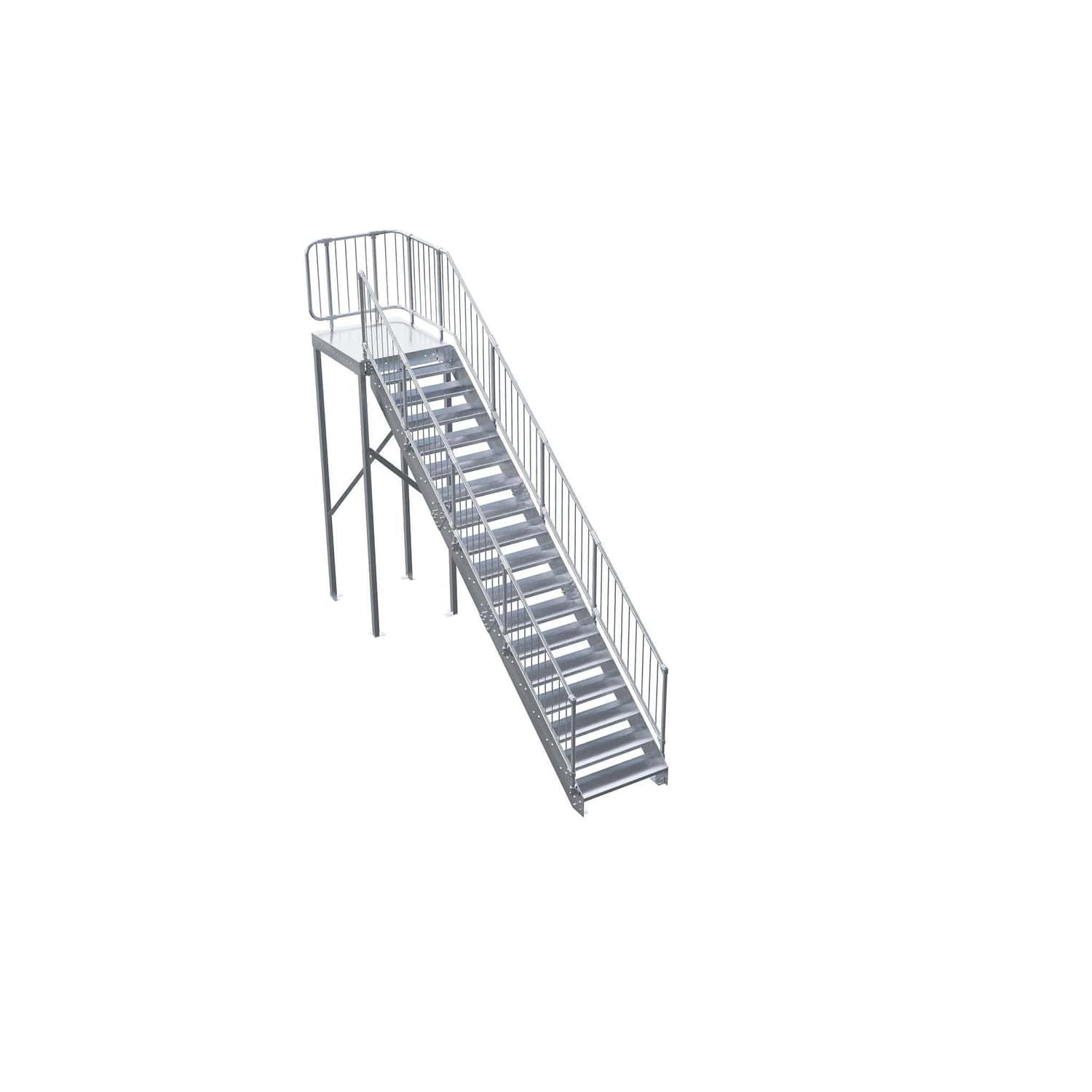 EasyStair H — With Landing Kit And ModuBal Both Sides - Image 12
