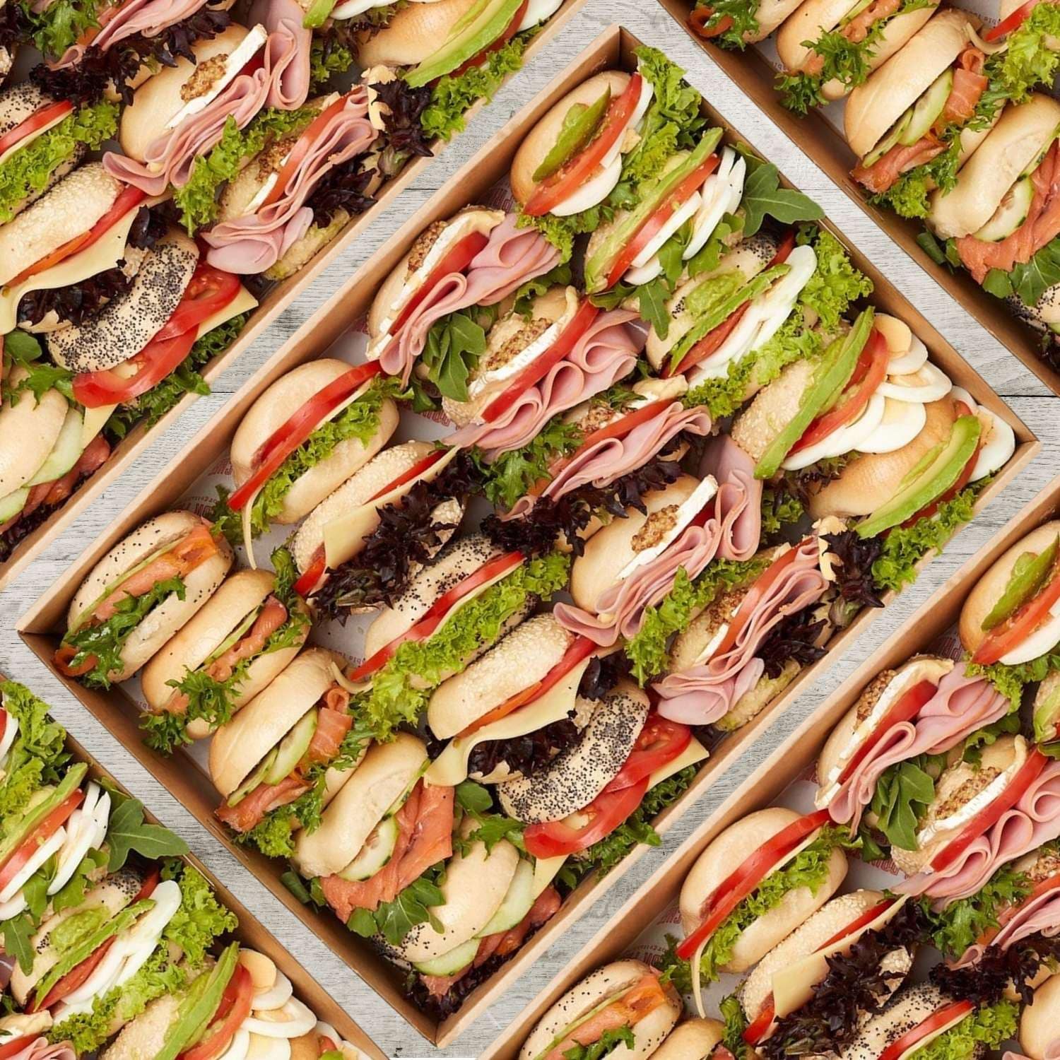 Gluten Free Ciabatta Variety Box - variety platter (Mini) (Cold)