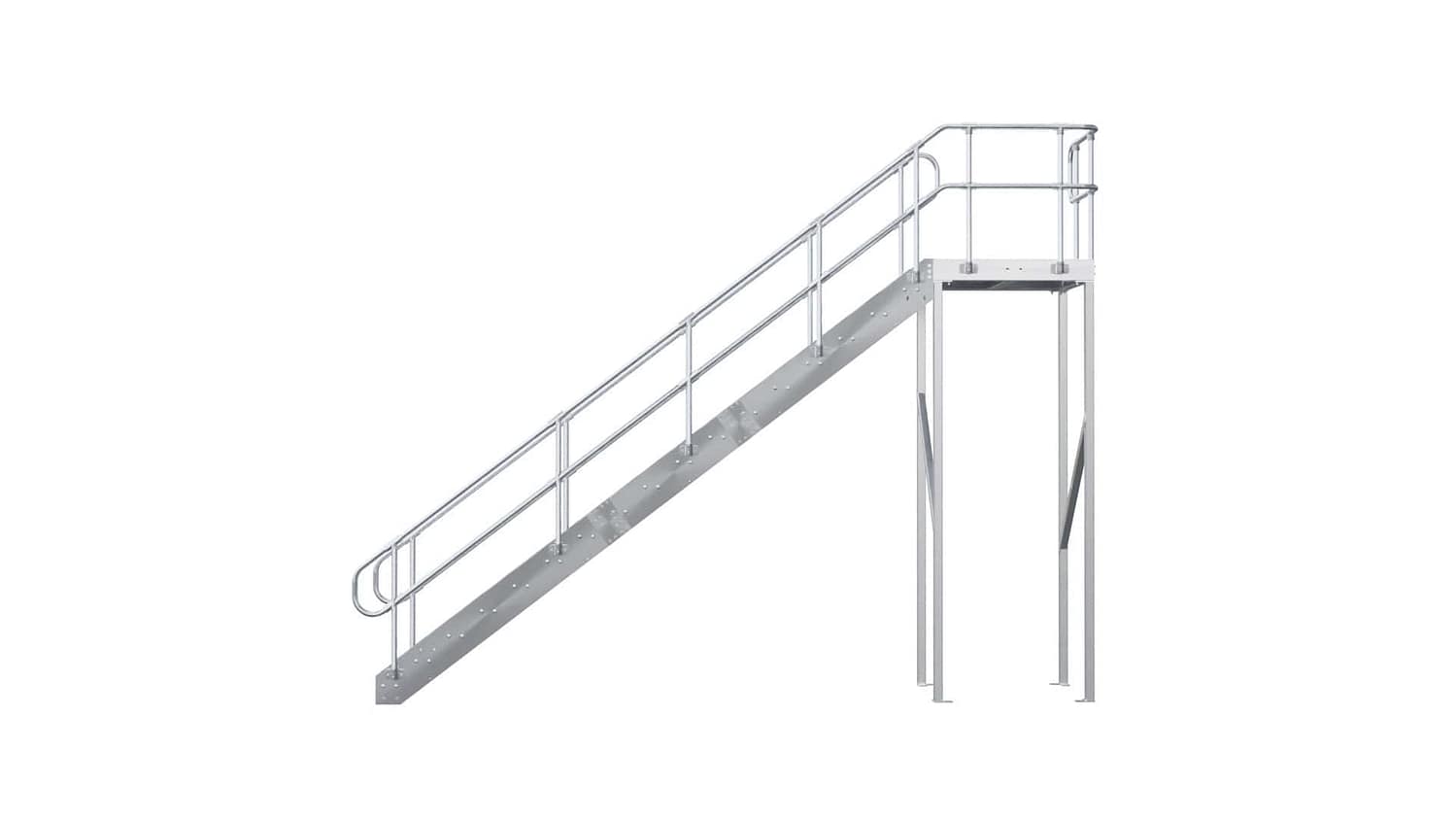 EasyStair K — With Landing Kit And ModuRail Both Sides - Image 3