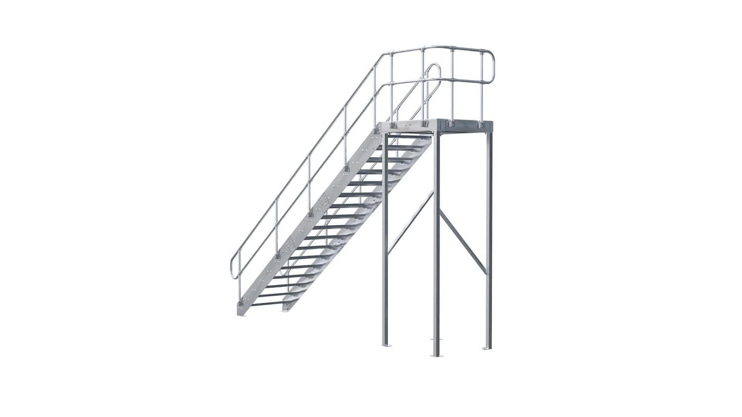 EasyStair K — With Landing Kit And ModuRail Both Sides - Image 5
