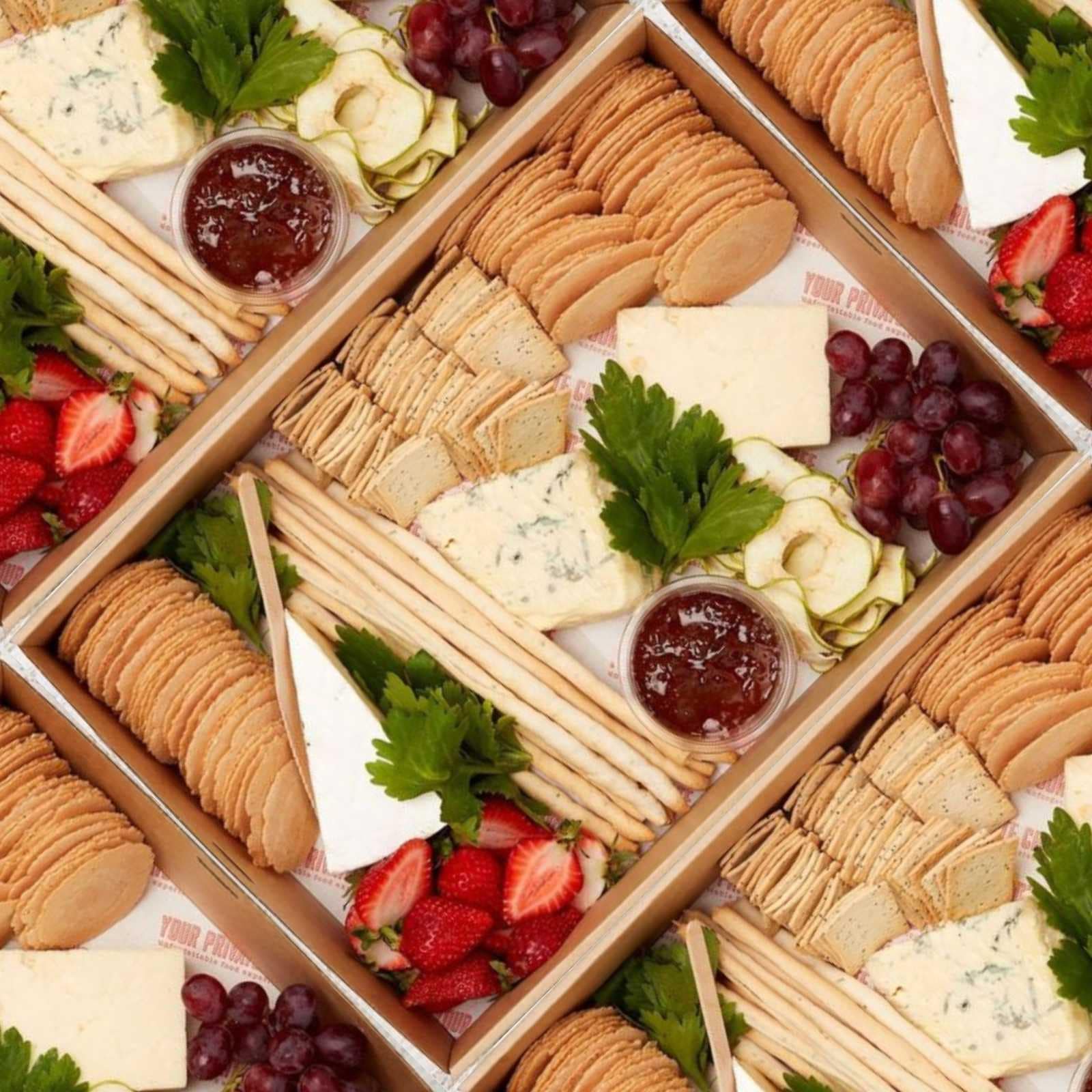 Platinum cheese and fruit