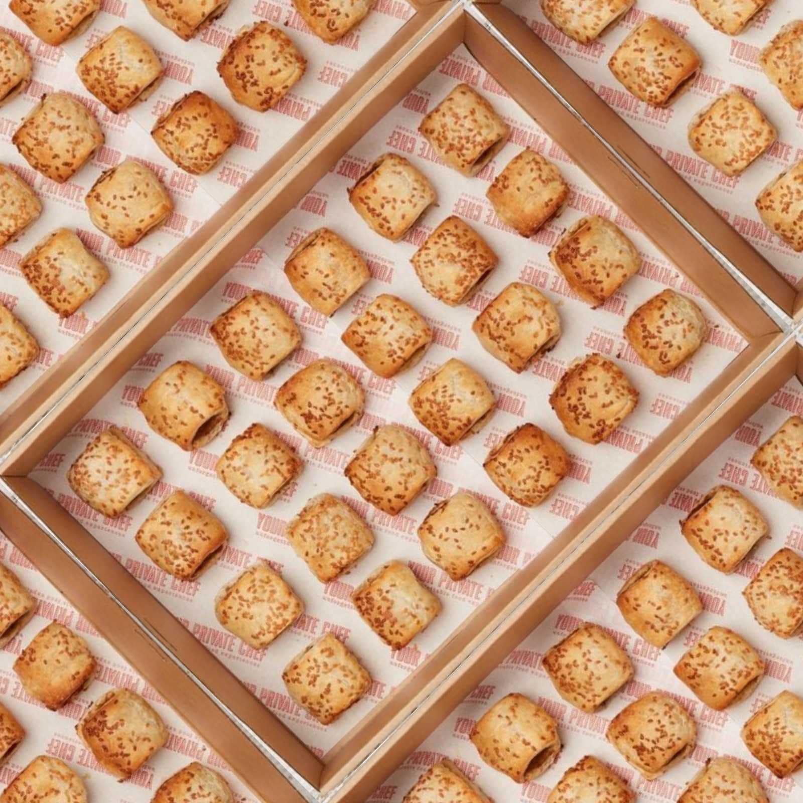 Platter - Home-made beef sausage rolls