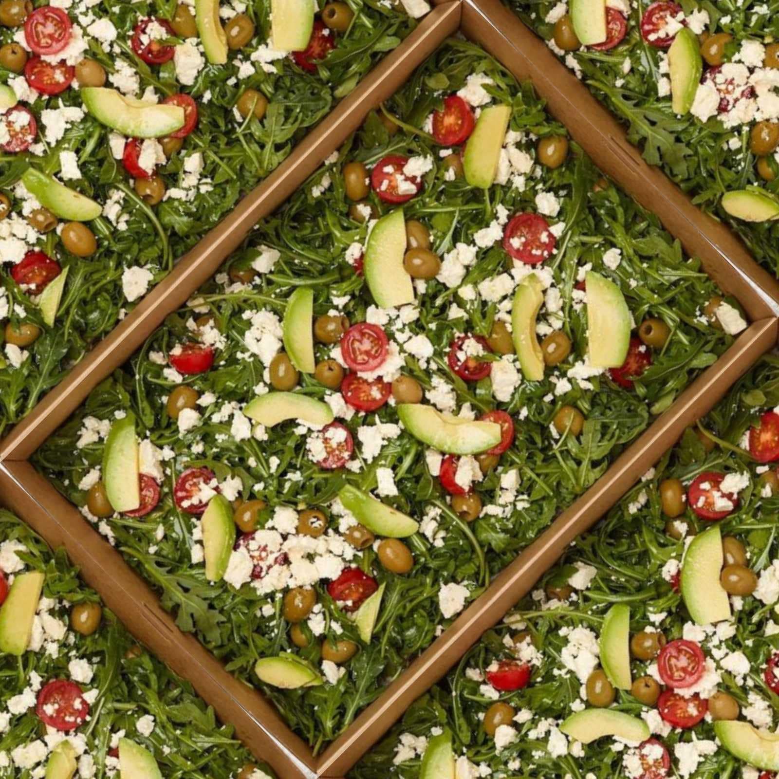 Salad Medium - Wild rocket and avocado salad (v, gf) - Image 3