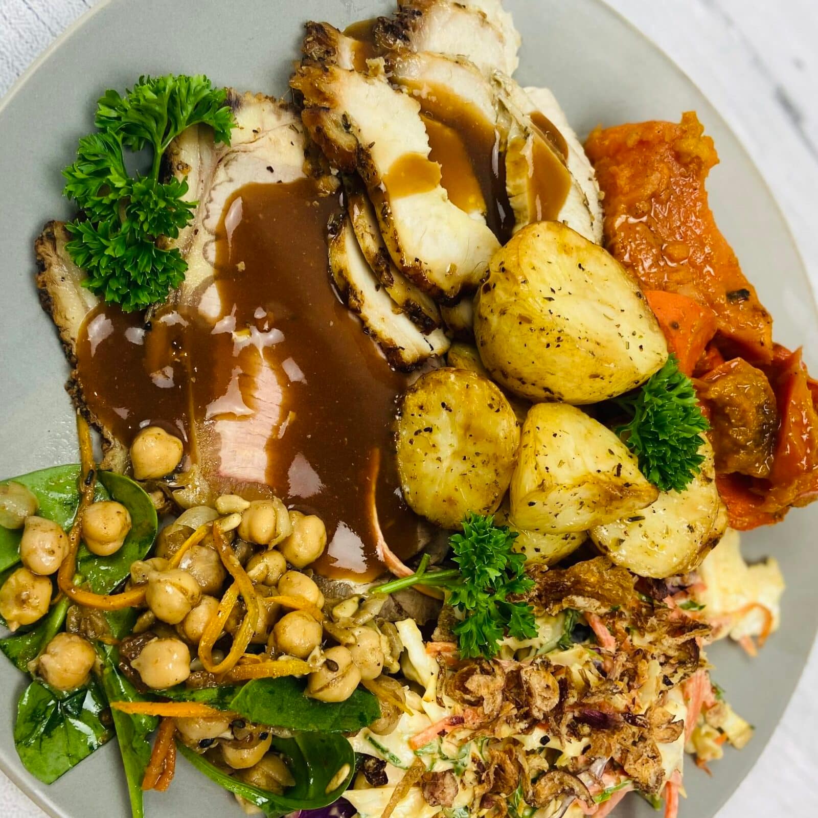 Christmas Lunch in a Box - served cold in individual box