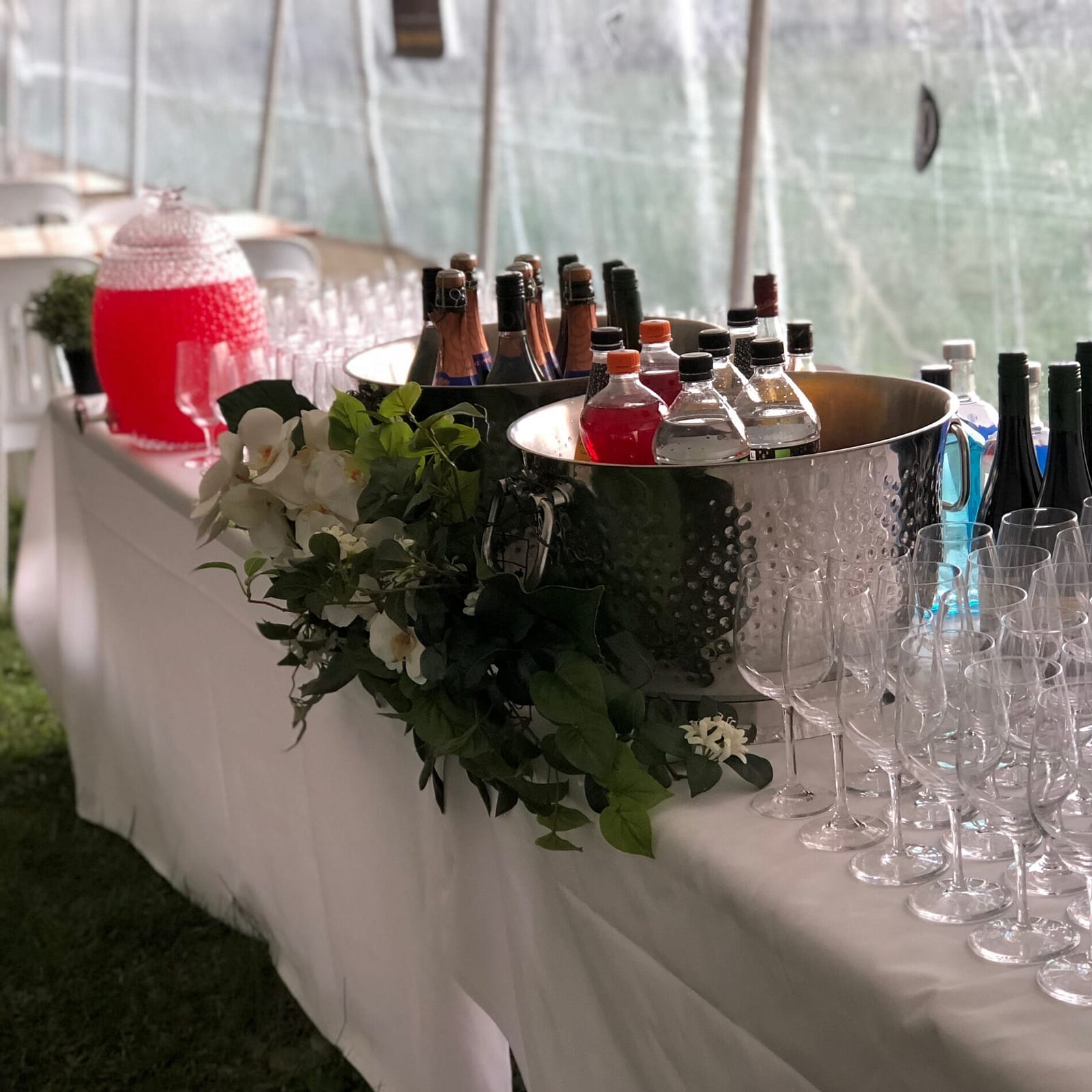 Hire - Stainless Steel Drinks Tub with 3 x 5kg ice