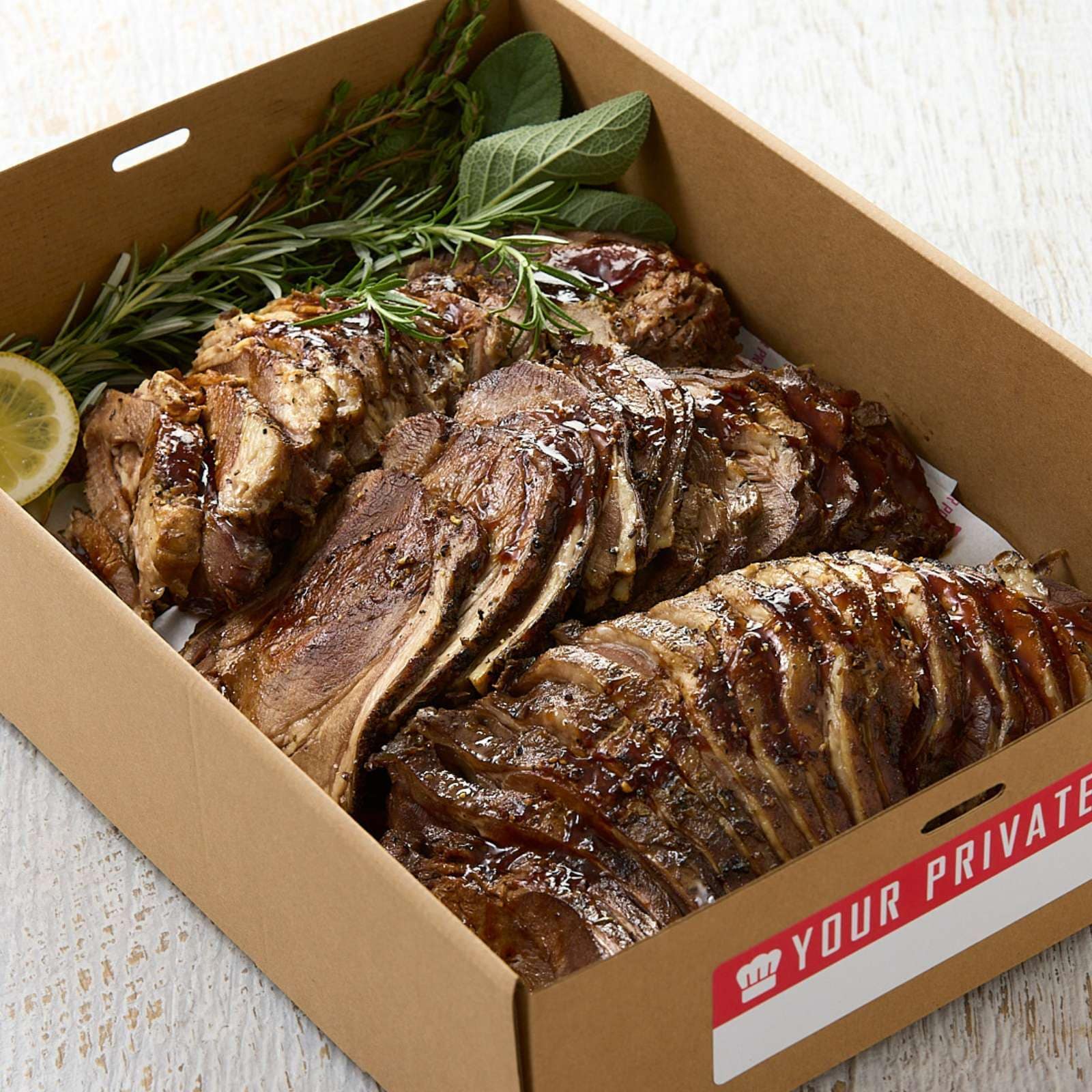 Platter - Grass Fed Beef Brisket: Slow cooked and lightly smoked (gf, df) Serves 10-15