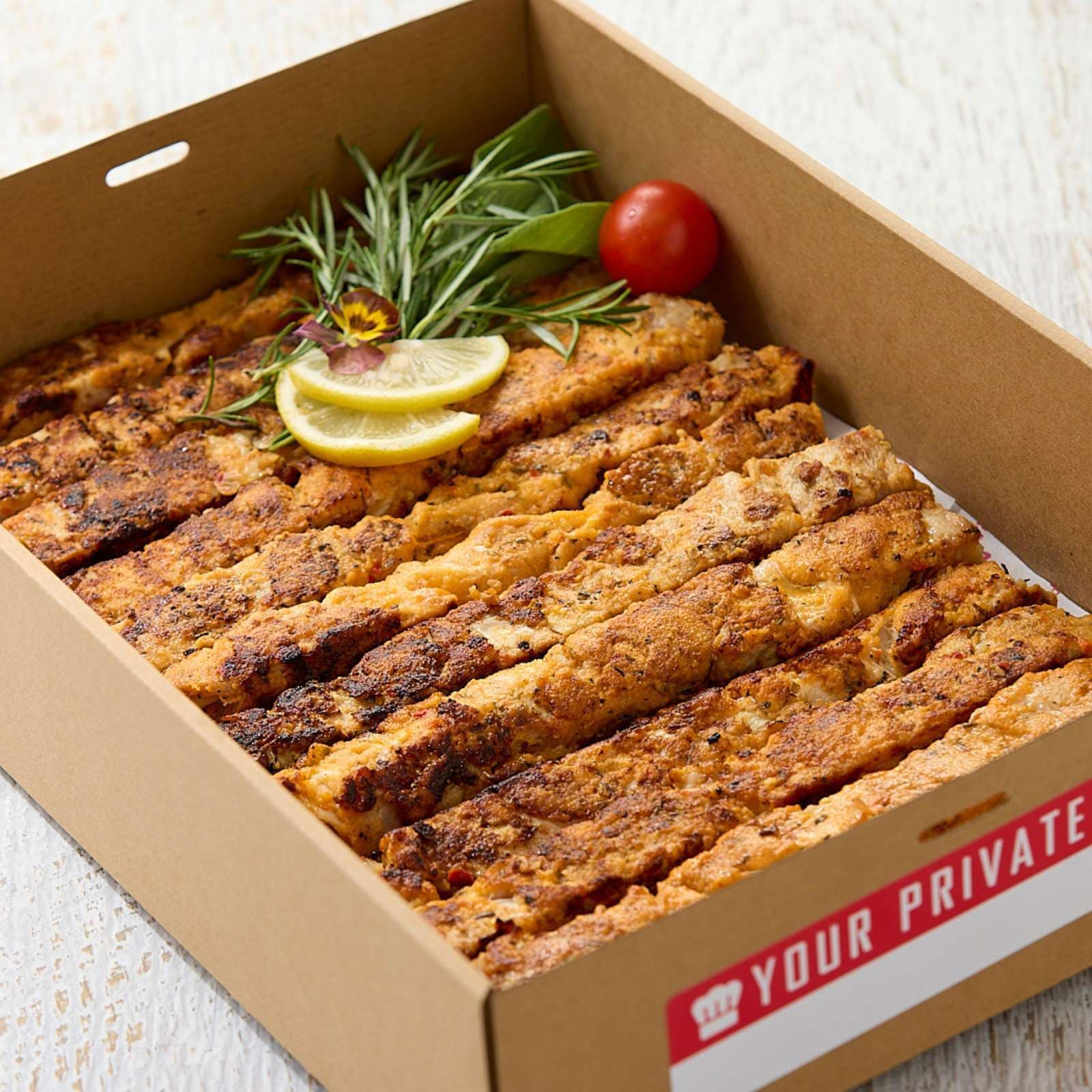 Tuscan chicken thigh skewers (df)