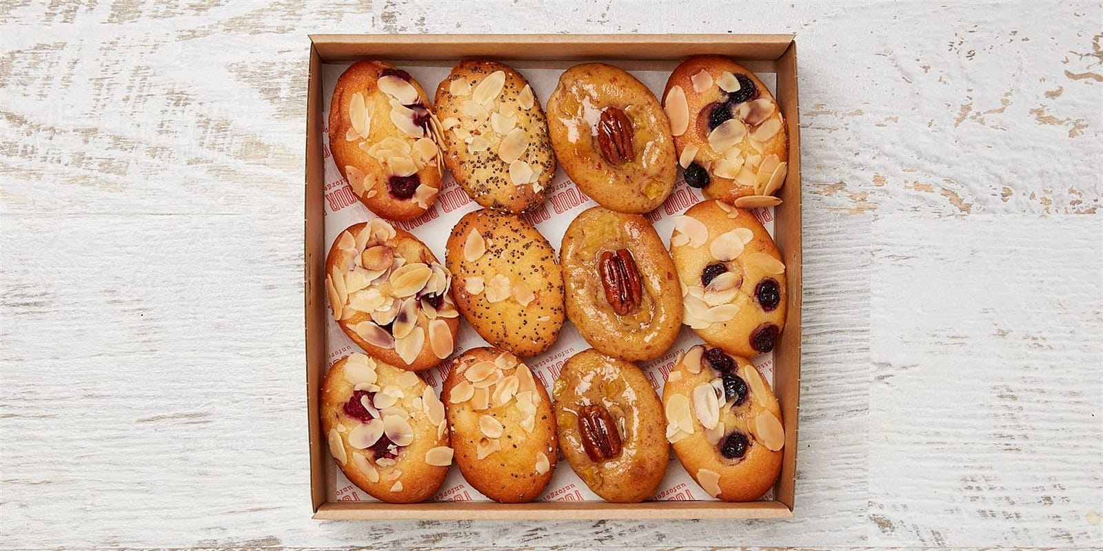 Large Bacon & Egg Breakfast Tart with Puff Pastry Box Collection (12 pieces)