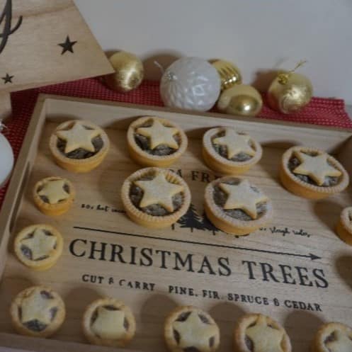 Fruit Mince Tart 2.5 inch individual mini platter - 6 pieces