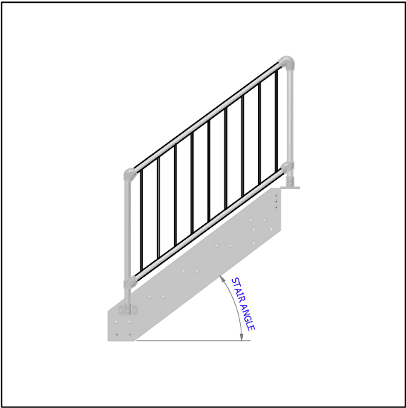 Balustrade Stair Panel 1500mm - Image 2