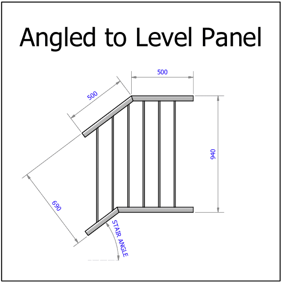 Balustrade Stair to Level Panel