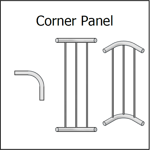 Balustrade Panel - 90 Degree Corner