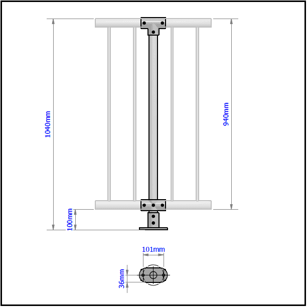 Balustrade Intermediate Posts - Image 2