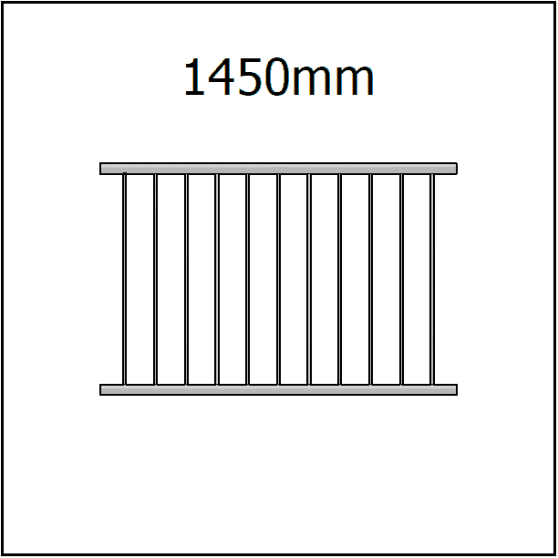 Balustrade Panel -1450mm