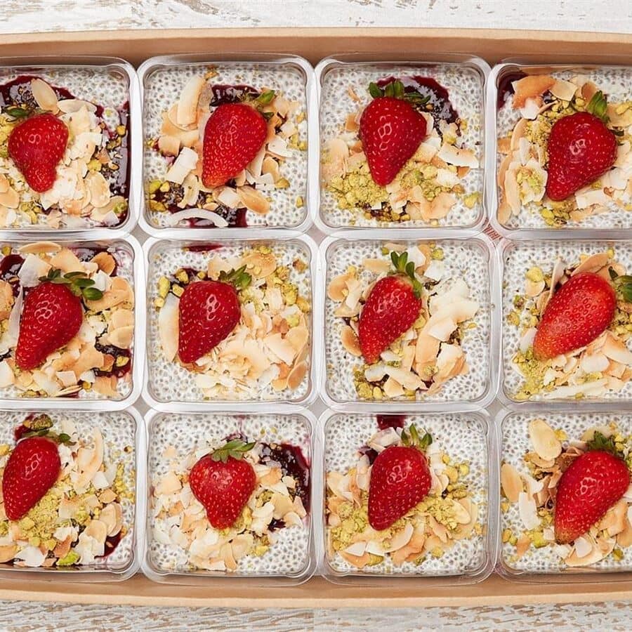 Chia Seed Pudding Box