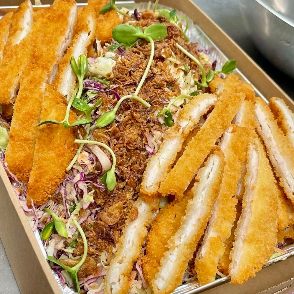 Salad Medium - Chicken Schnitzel Gourmet Slaw